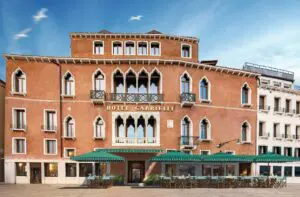La facciata dell'Hotel Gabrielli di Venezia, Starhotels Collezione