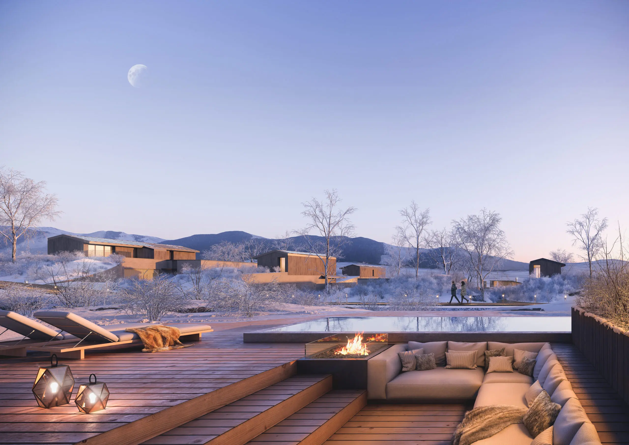 Il progetto del Tavan Jargal Resort, in Mongolia