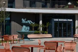The Social Hub Roma, l'ingresso