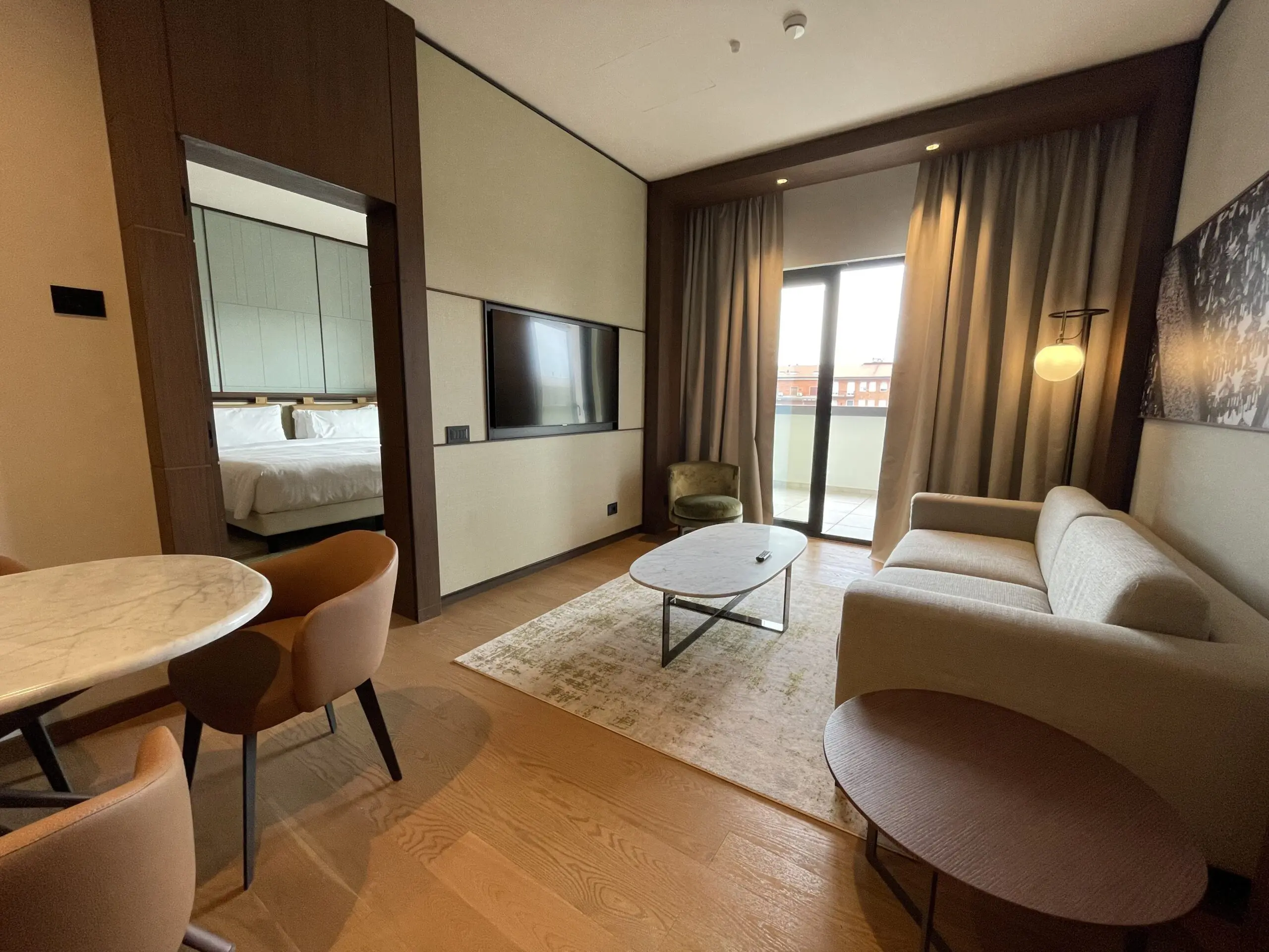 Una camera del Milan Marriott Hotel