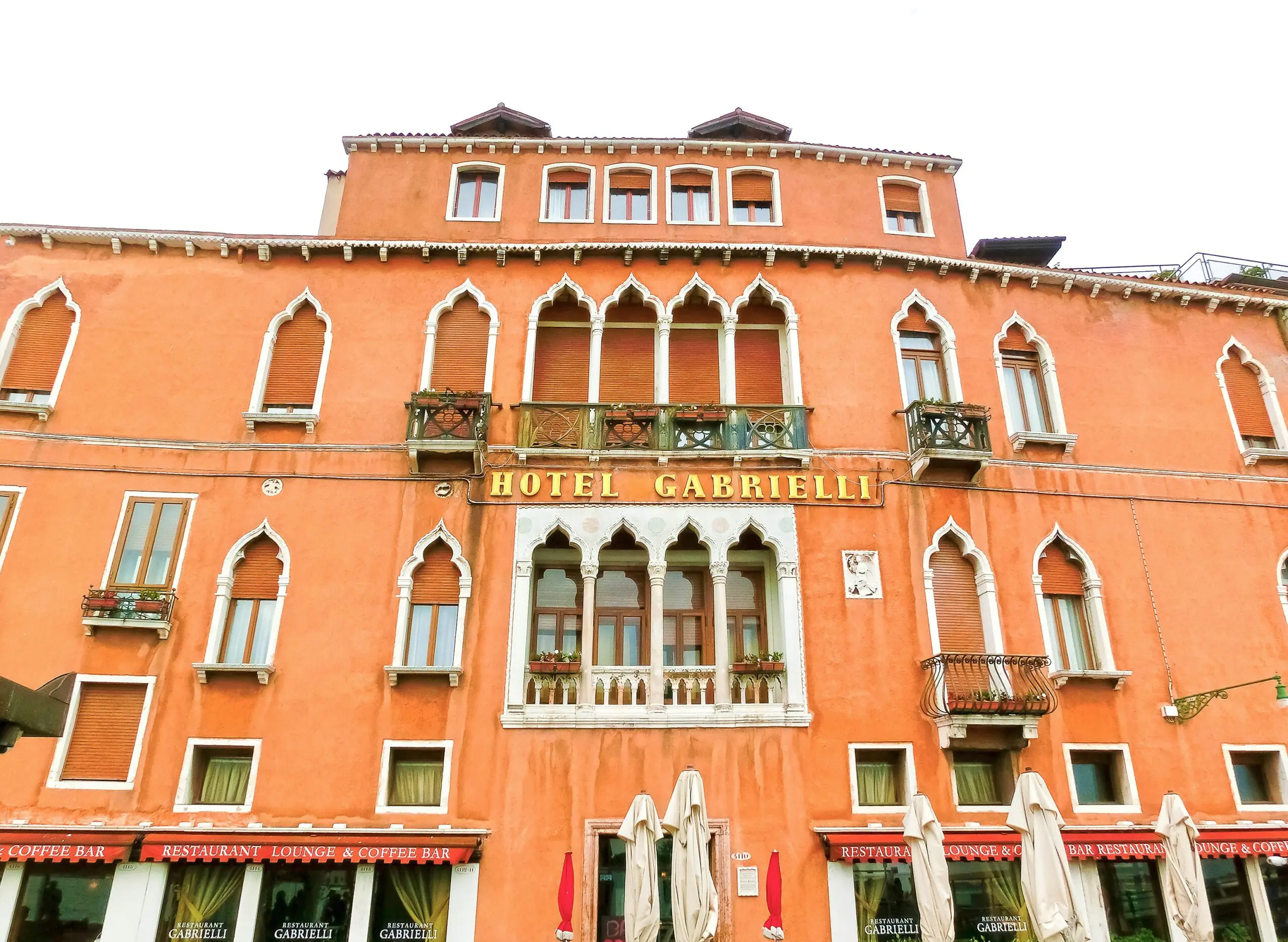 La facciata dell'Hotel Gabrielli di Venezia, Starhotels