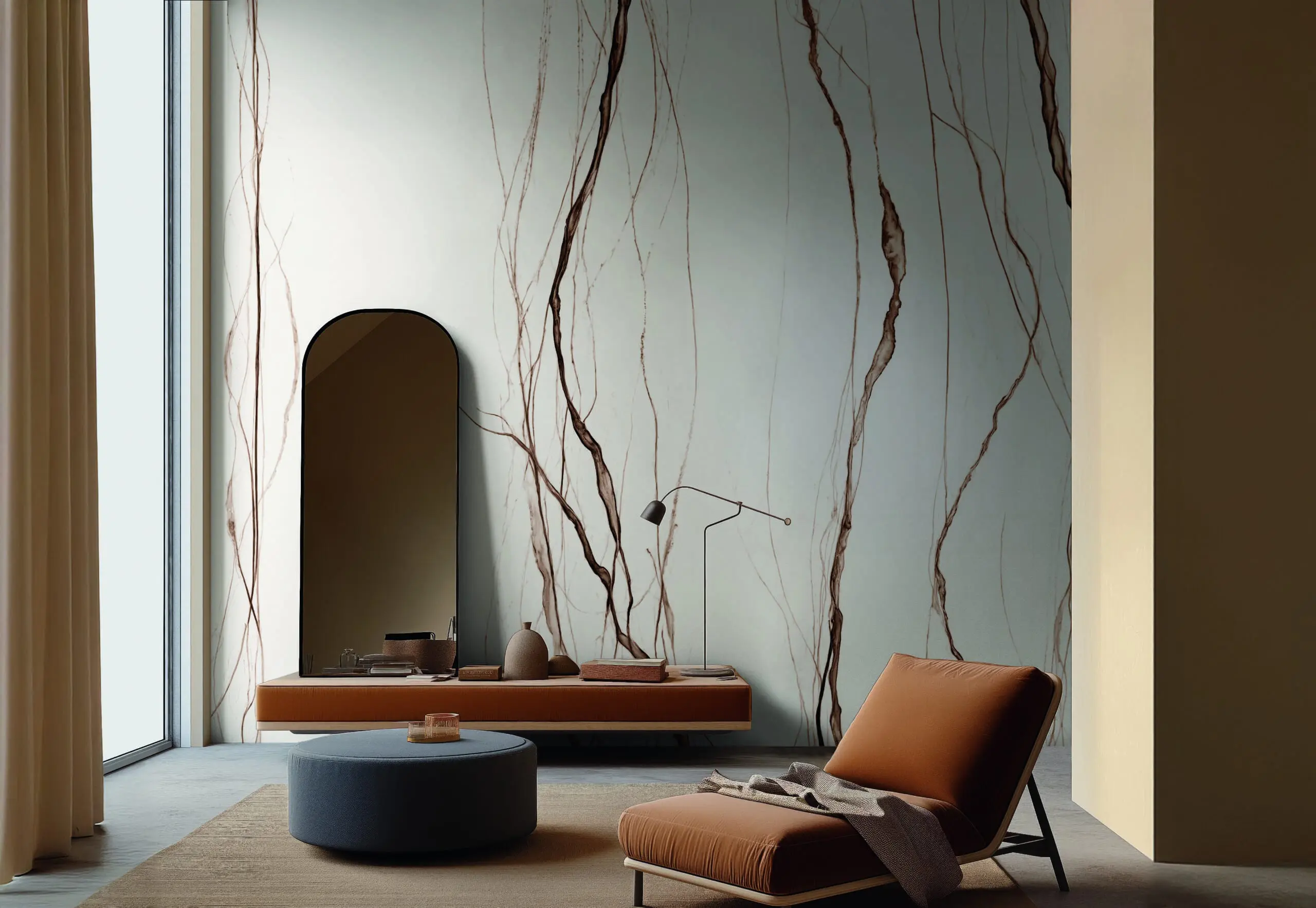 SpaghettiWall Silk Shadow, design by Castello Lagravinese