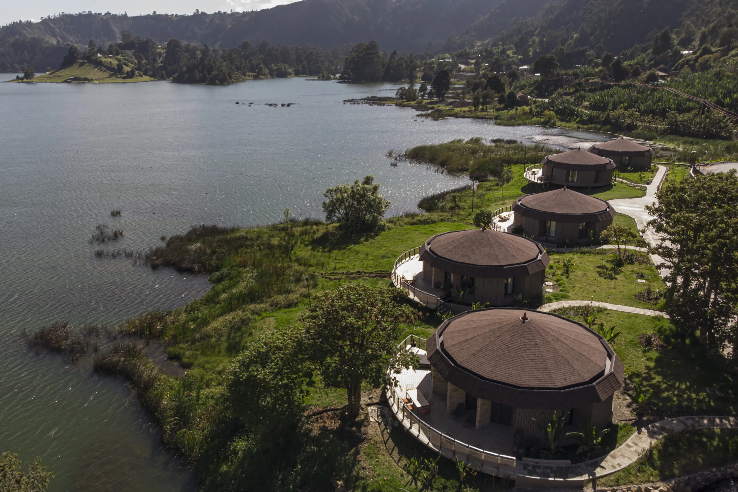 Il Wanchio Eco Lodge in Etiopia, progetto Westway Architects