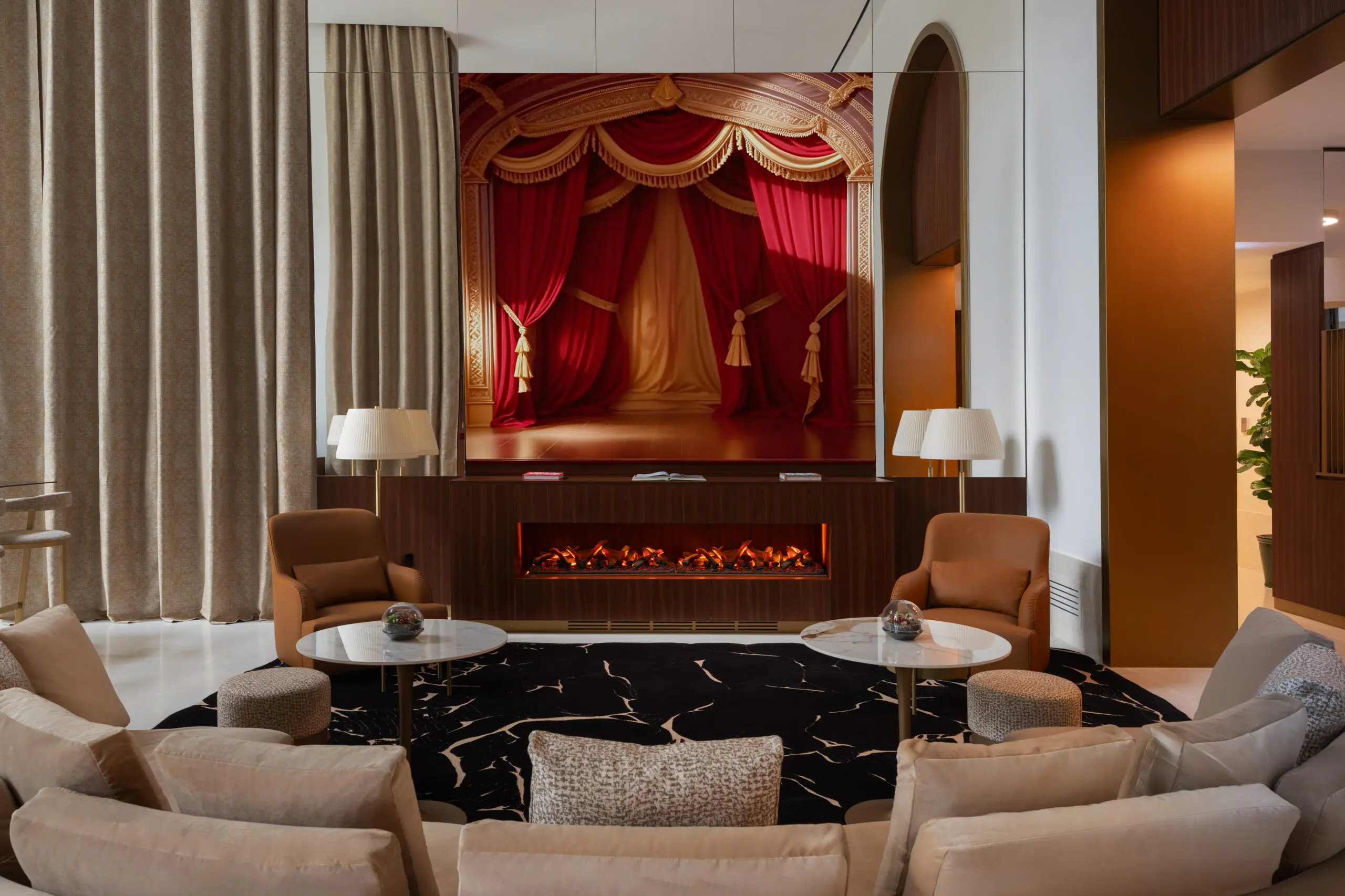 La hall di Teatro Luxury Apartments Firenze-Starhotels Collezione