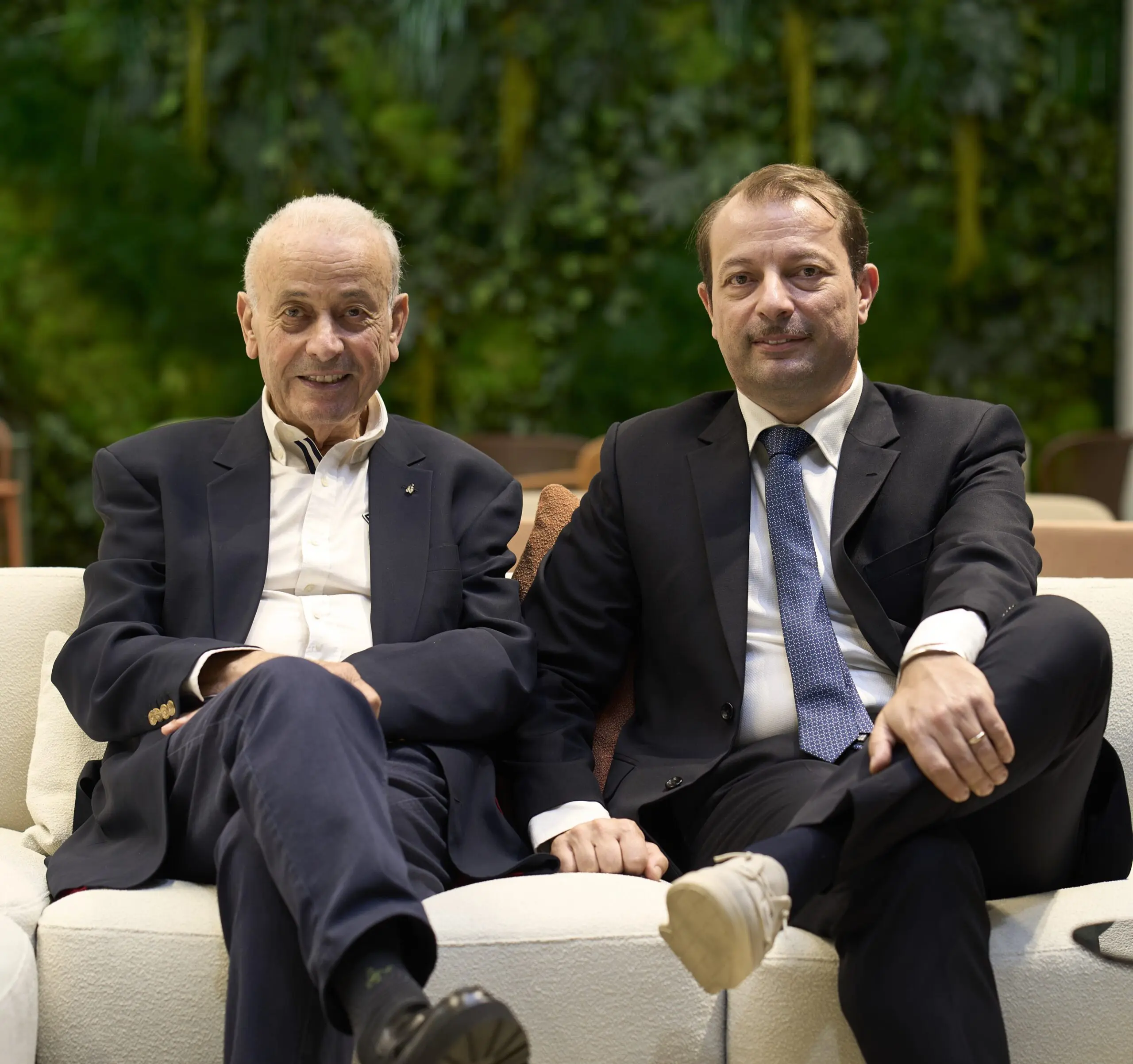 Franco Dominici, presidente e fondatore di Segis, con il figlio Francesco, general manager