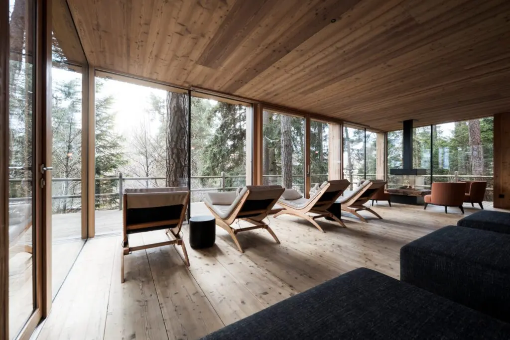 Adler Lodge Ritten, la spa nel bosco - Photo Credits AlexFilz