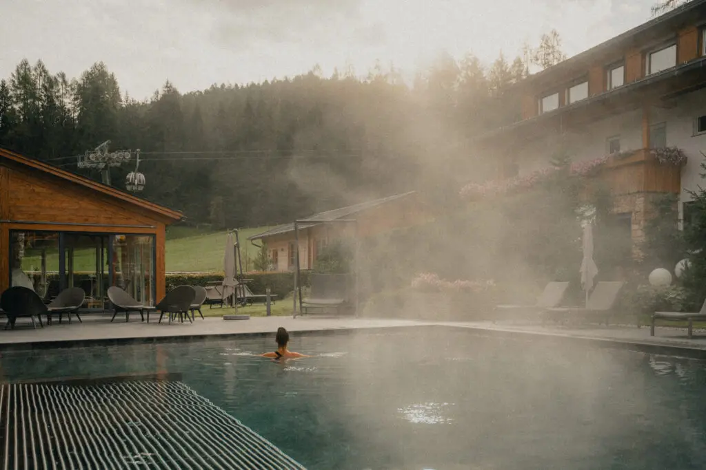 Piscina esterna Hotel Bad Moos, Alto Adige