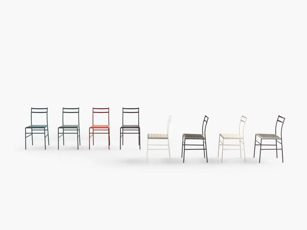 Sedia Ultralight design Francesco Rota, Desalto (Courtesy Desalto)