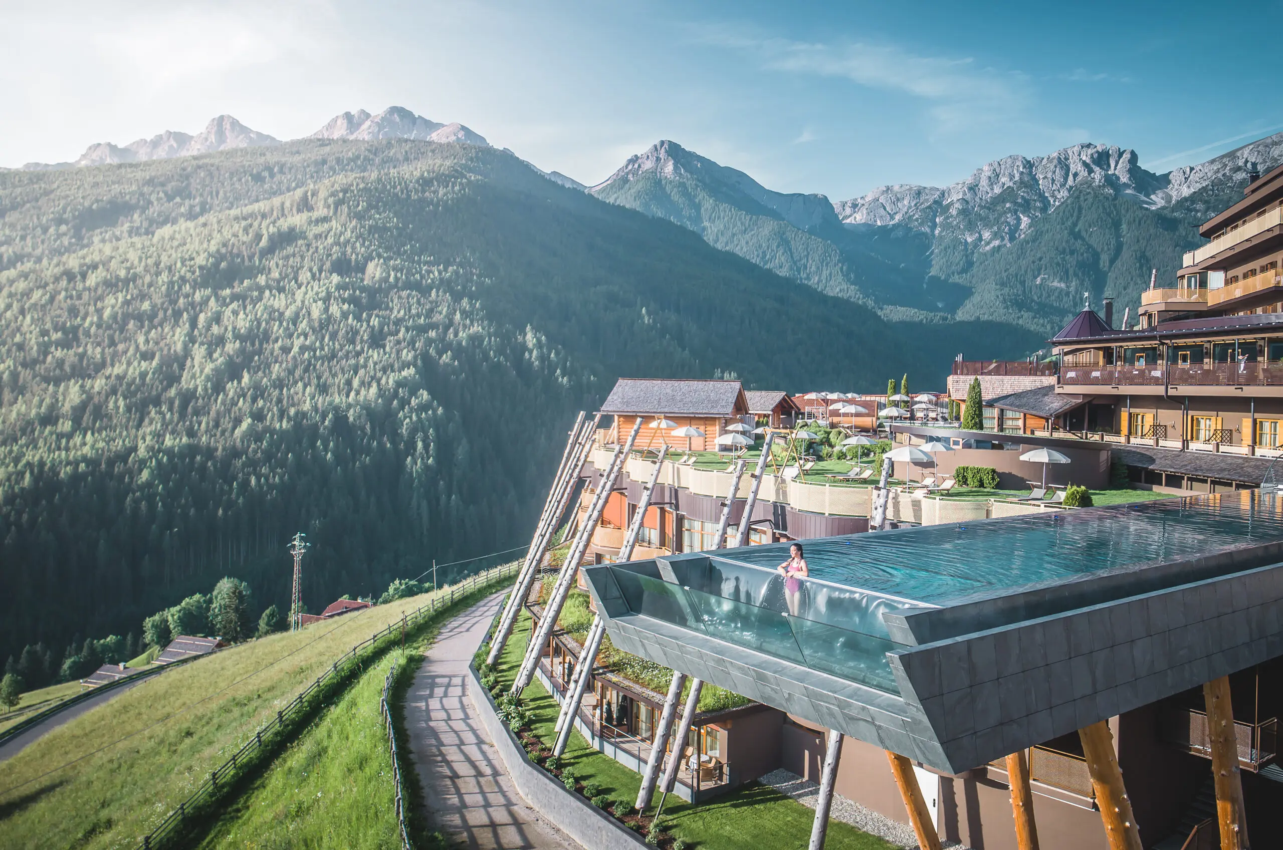 Hotel Hubertus, Skypool - © Manuel Kottersteger