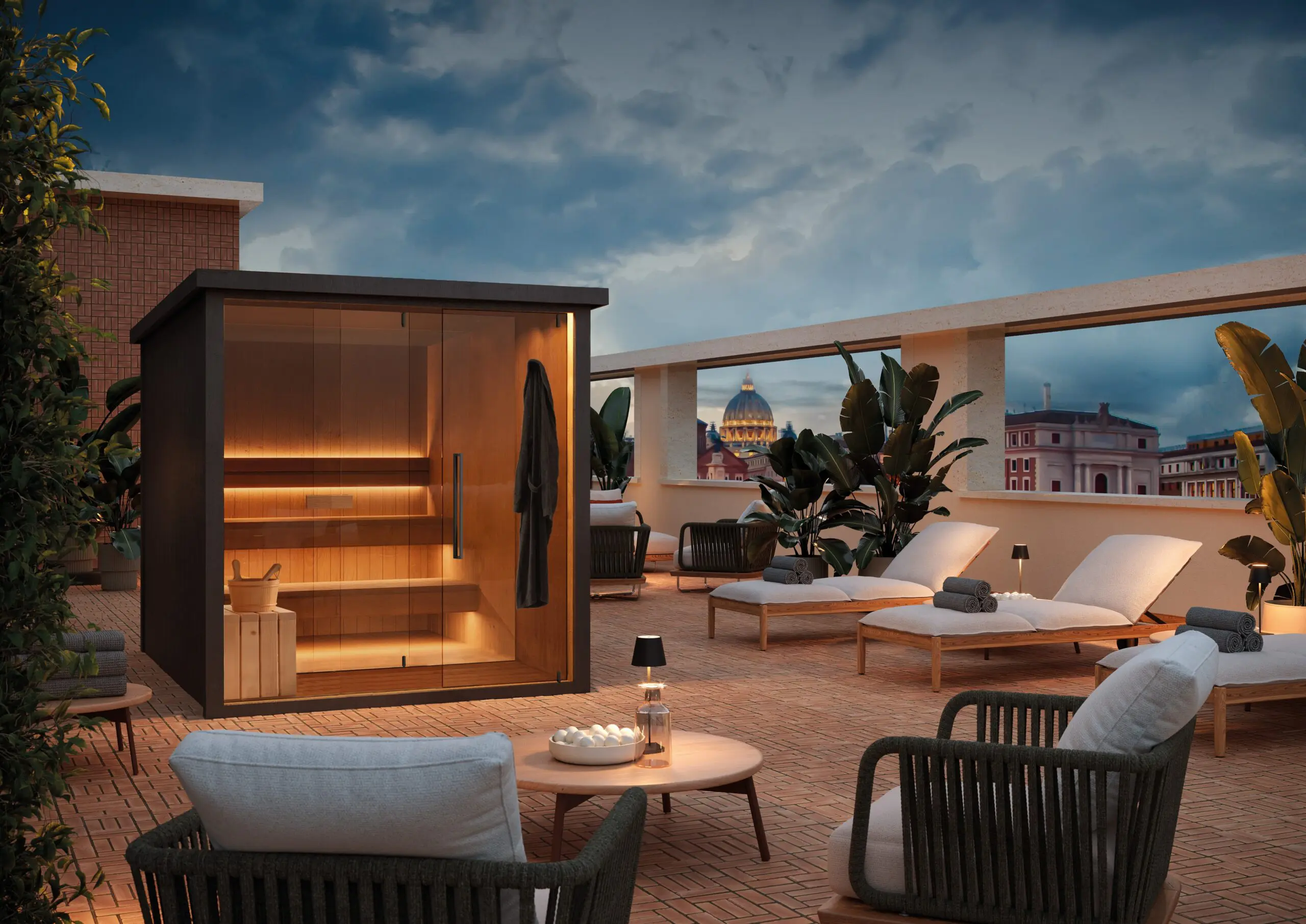 Megius Oasi sauna outdoor