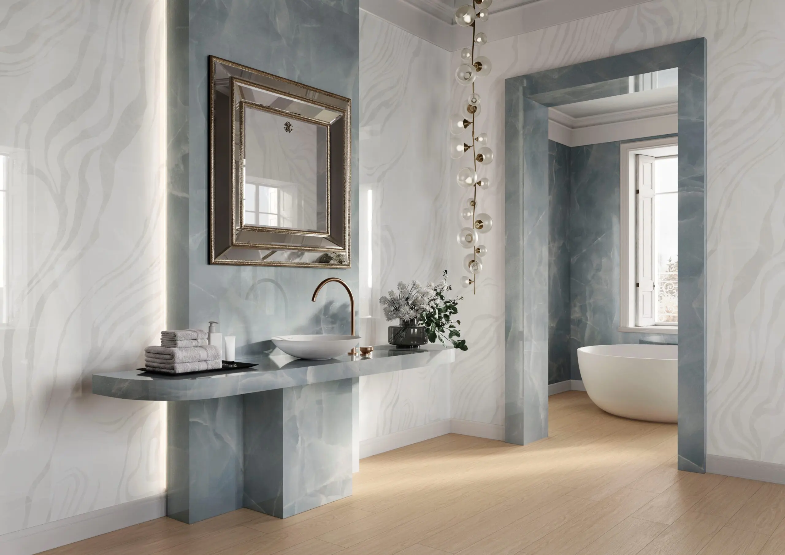 La collezione Onice di RAK Ceramics e Roberto Cavalli