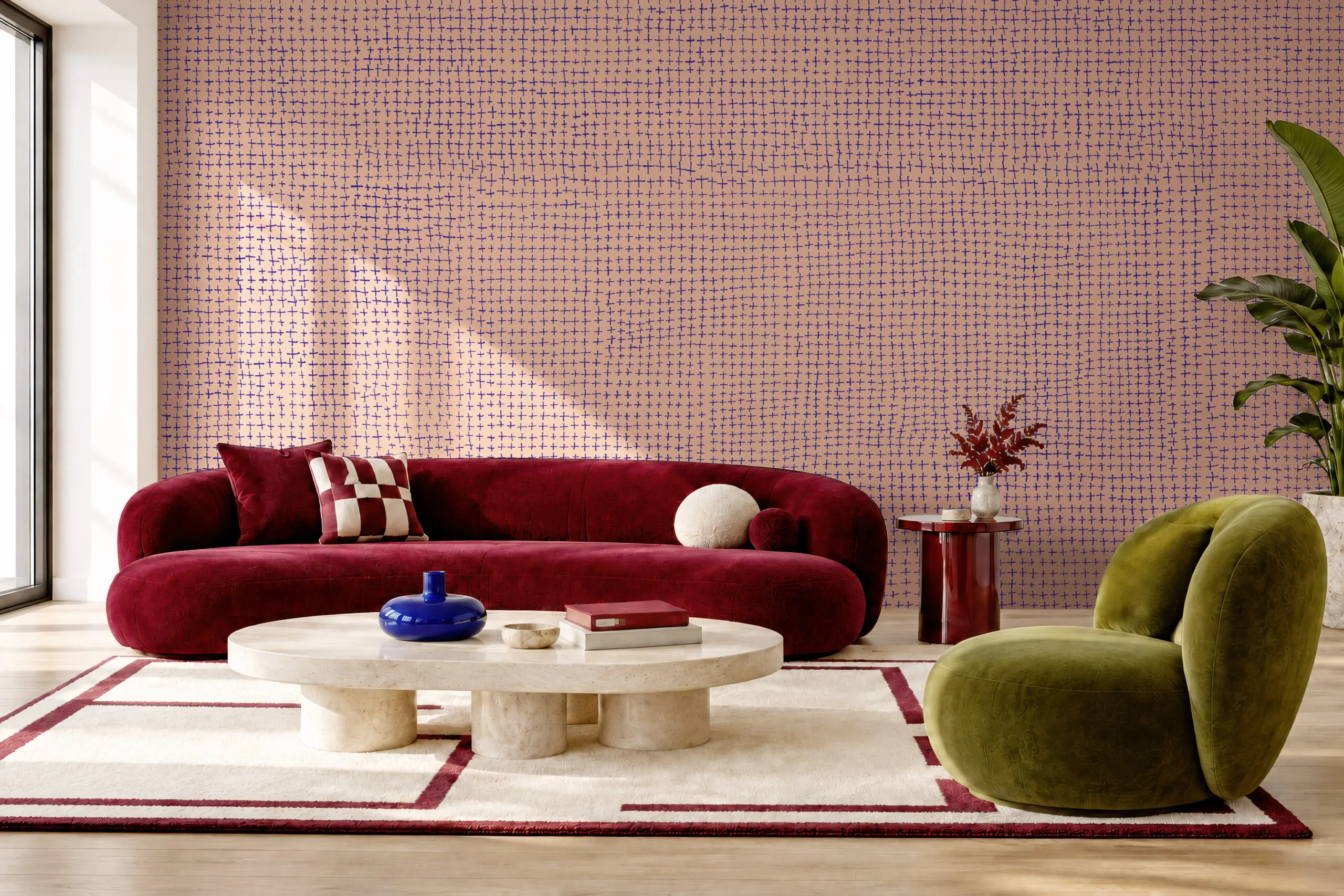 carta da parati Spaghetti Wall, designed by Claudio Meninno