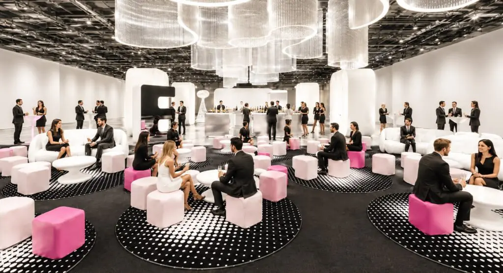 render della mostra di Simone Micheli a Inout