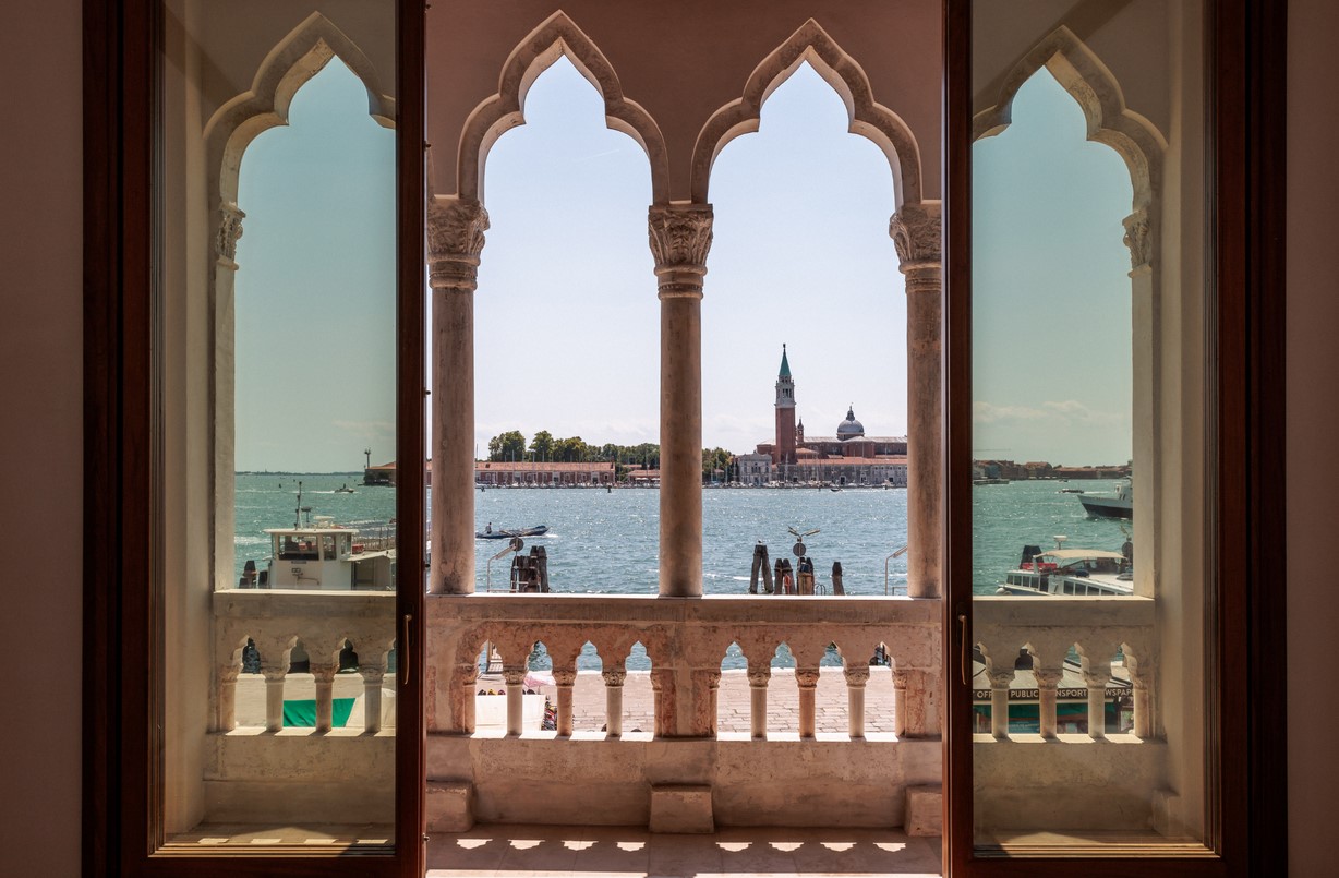 La vista da una delle suite dell'Hotel Gabrielli di Venezia, Starhotels Collezione