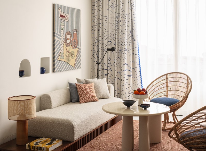 Una delle suite del Jumeirah Capri Palace