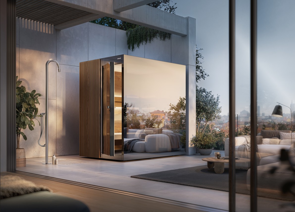 Jacuzzi Wellness Outdoor, una sauna della collezione Innexa