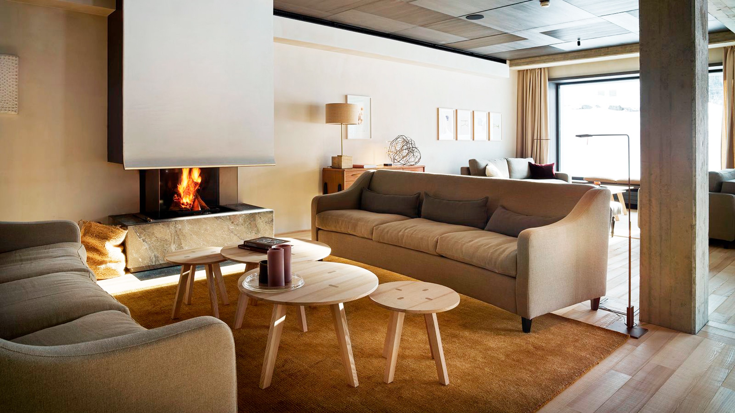 boutique hotel Schwarzwand a Lech, Austria, con i tappeti di G.T. Design
