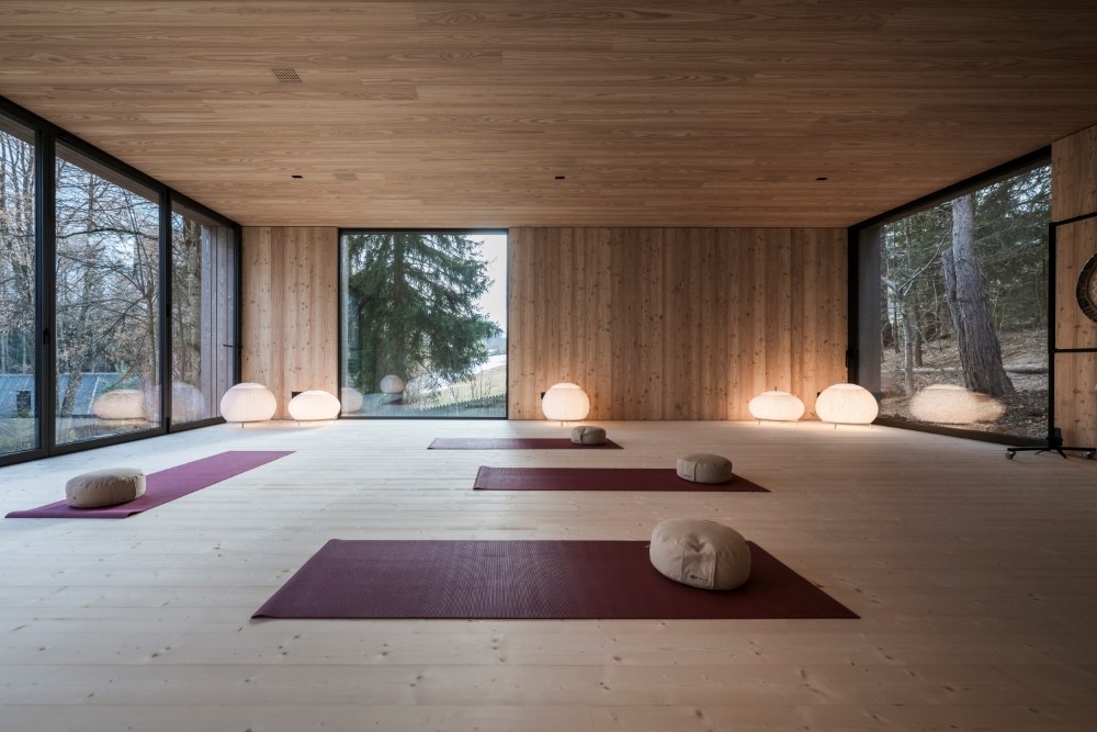 L'interno del nuovo padiglione yoga - Photo Credits AlexFilz