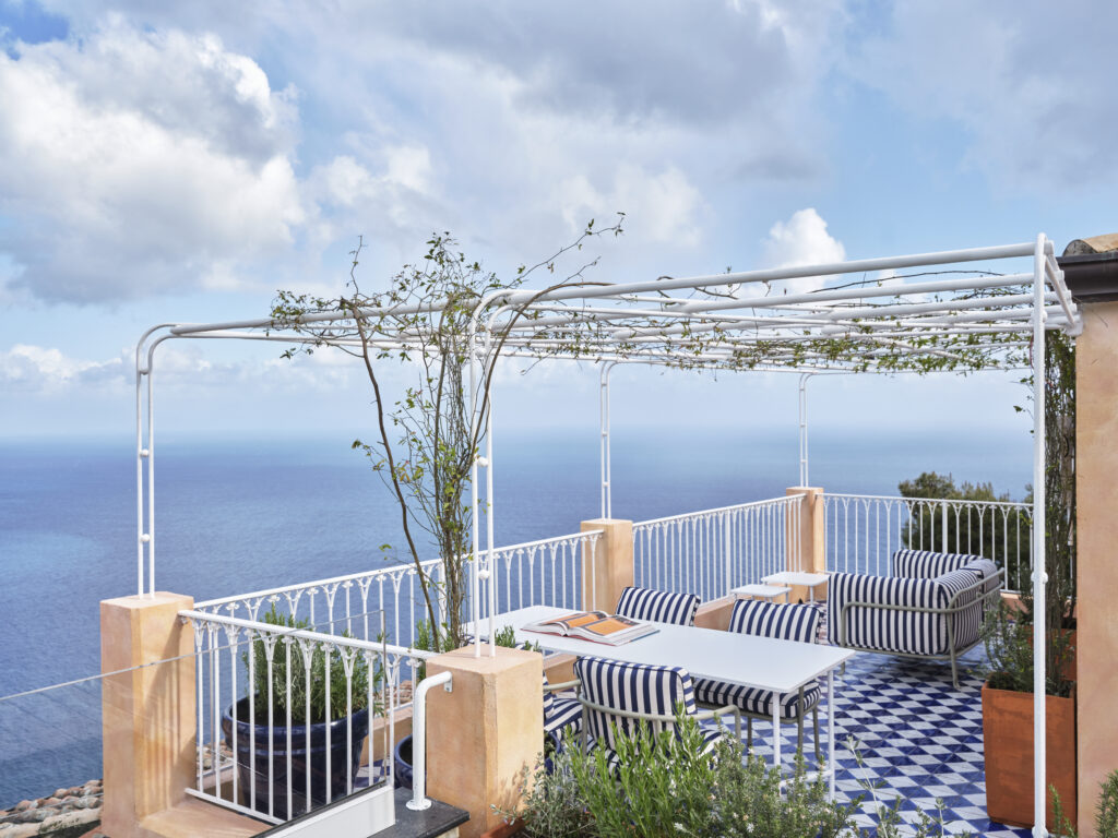 Palazzo Avino di Ravello, la terrazza della Infinito Suite